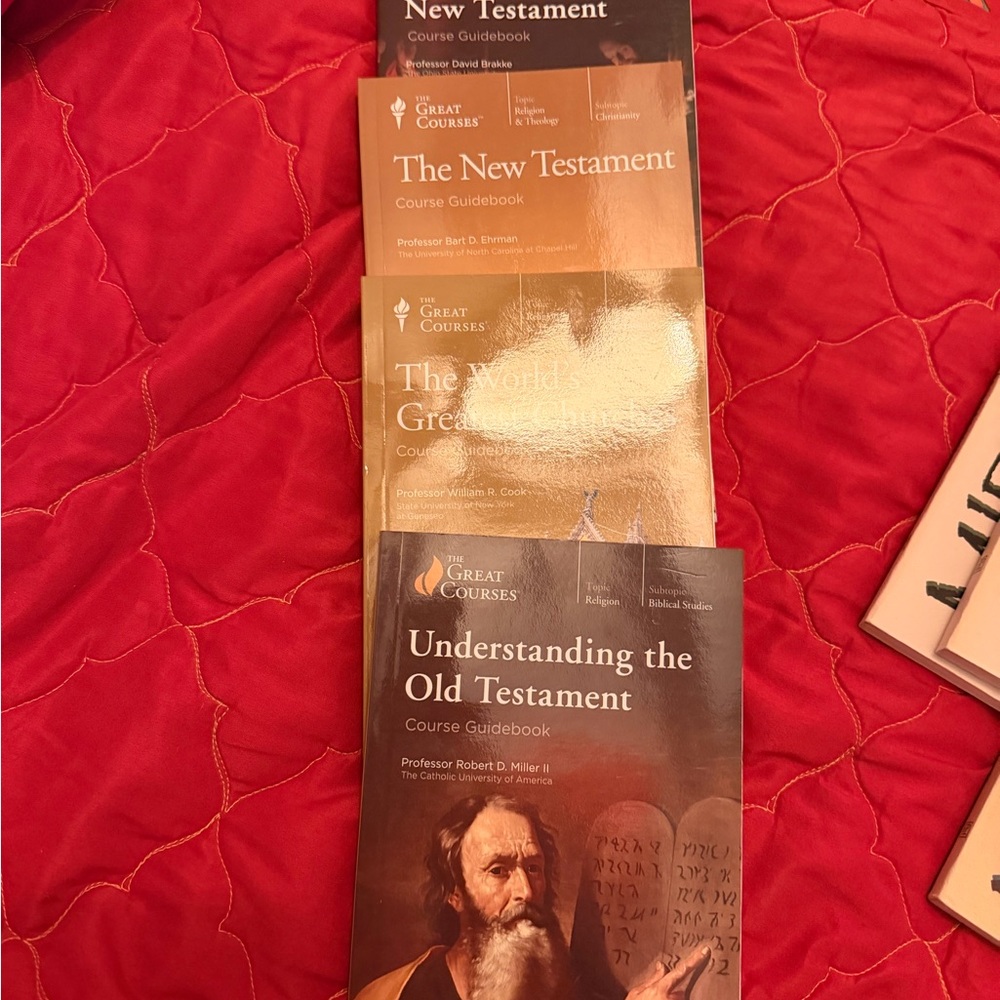 The Great Courses. Understanding the Old Testament,New Testament,Great churches